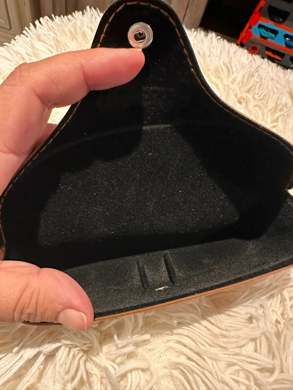 7 eye glasses cases -White Glasses or Sunglasses Case with Black Interior